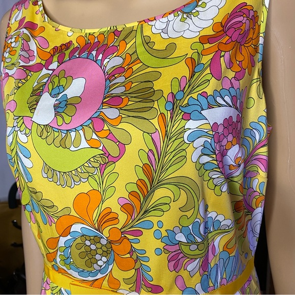 Kate Spade Floral Retro style 60s70s vibe size 2 USA XS - Picture 6 of 9